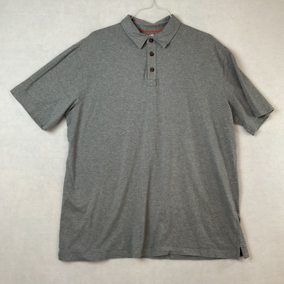 Duluth Trading Co Other - Duluth Trading Co Mens XL Spillfighter Longtail T Polo Shirt Gray Short Sleeve